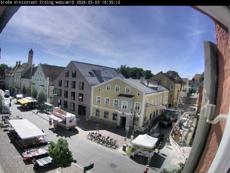 Archived image Webcam Erding - Shopping area