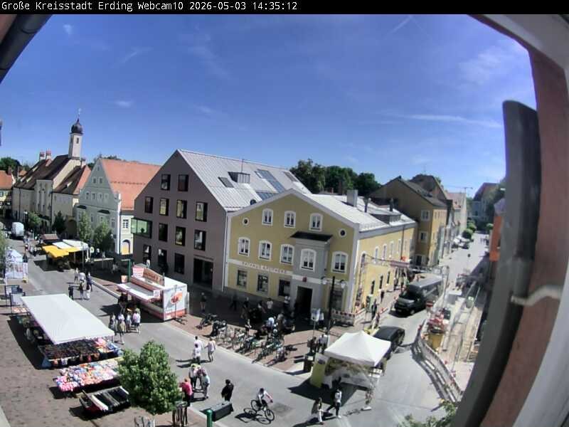 Archived image Webcam Erding - Shopping area