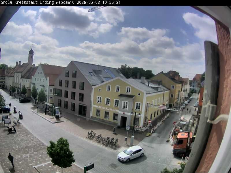 Archived image Webcam Erding - Shopping area