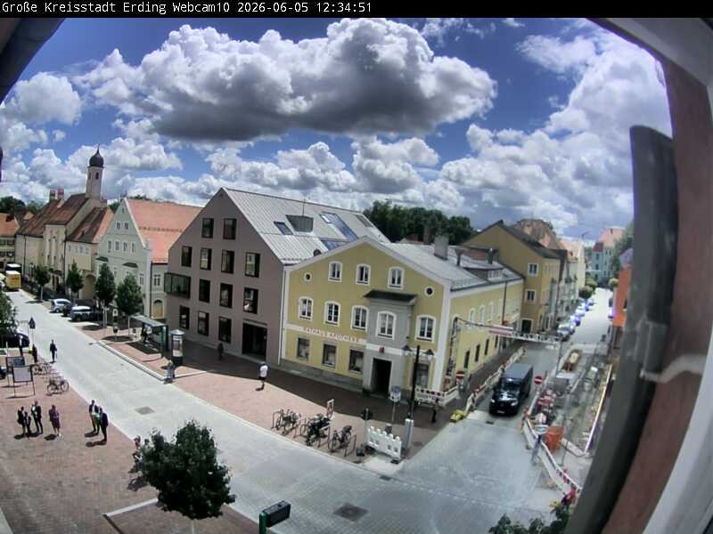 Archiv Foto Webcam Stadtzentrum Erding