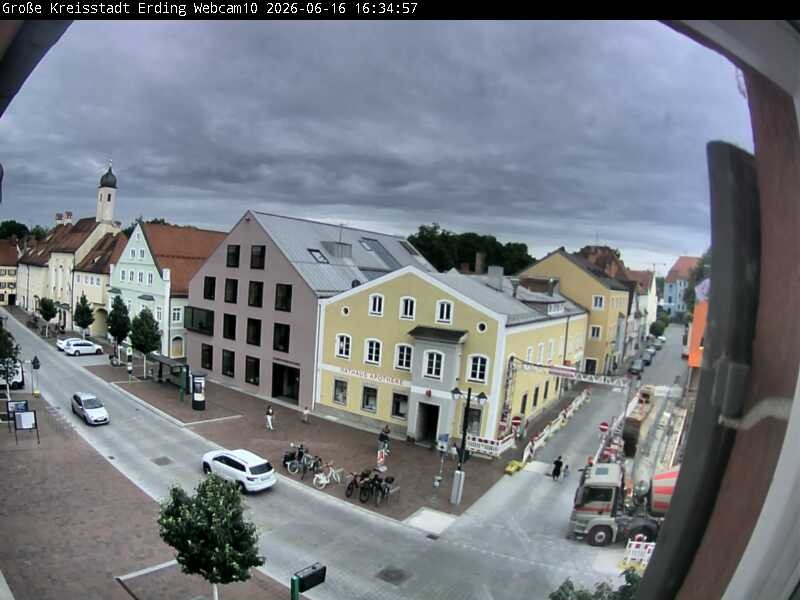 Archiv Foto Webcam Stadtzentrum Erding