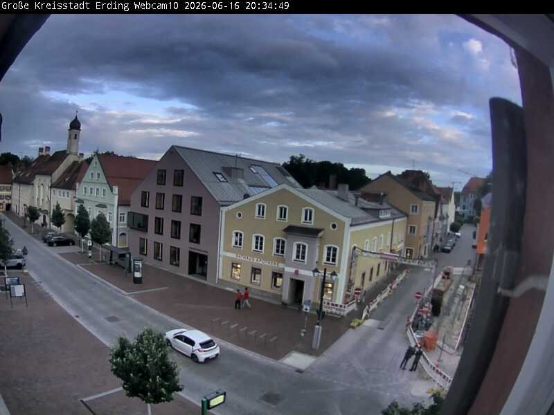 Archiv Foto Webcam Stadtzentrum Erding
