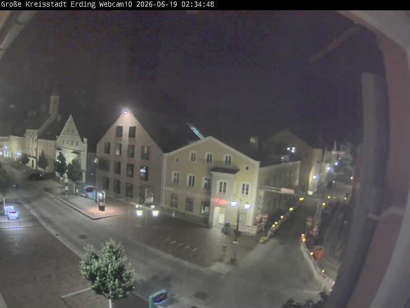 Archiv Foto Webcam Stadtzentrum Erding