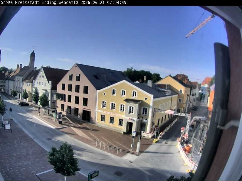 Archived image Webcam Erding - Shopping area