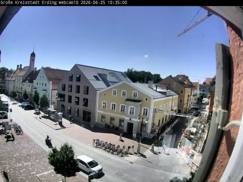 Archived image Webcam Erding - Shopping area