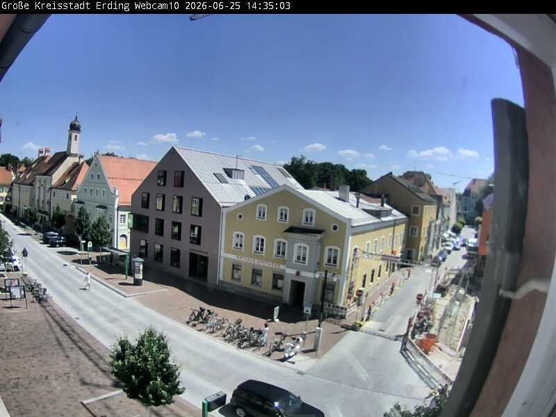 Archived image Webcam Erding - Shopping area