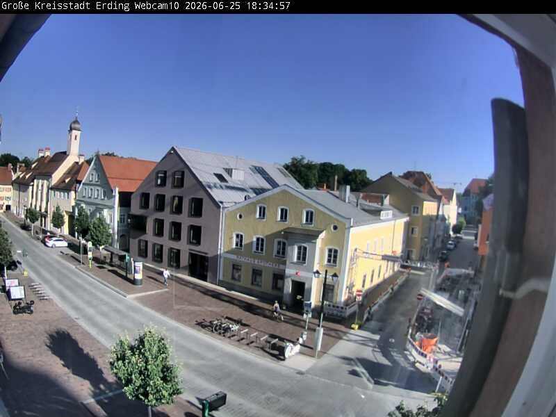 Archived image Webcam Erding - Shopping area
