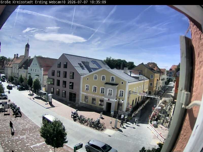 Archiv Foto Webcam Stadtzentrum Erding