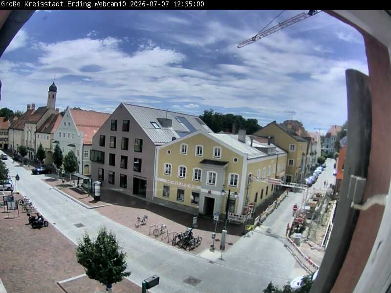 Archiv Foto Webcam Stadtzentrum Erding