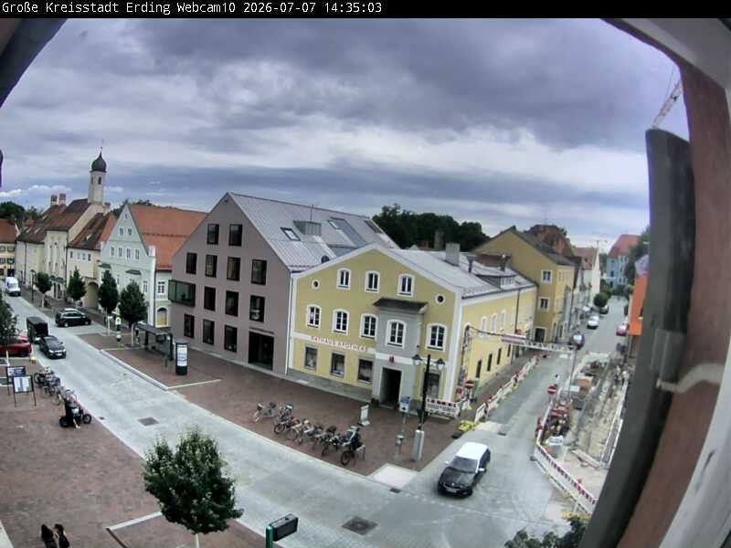 Archiv Foto Webcam Stadtzentrum Erding