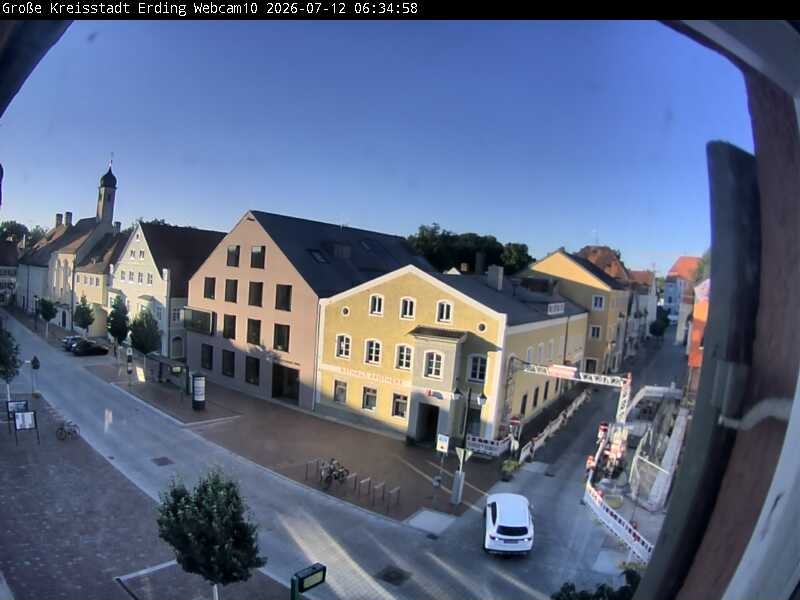 Archived image Webcam Erding - Shopping area