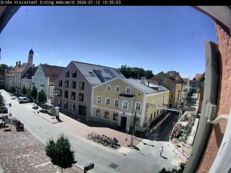 Archived image Webcam Erding - Shopping area