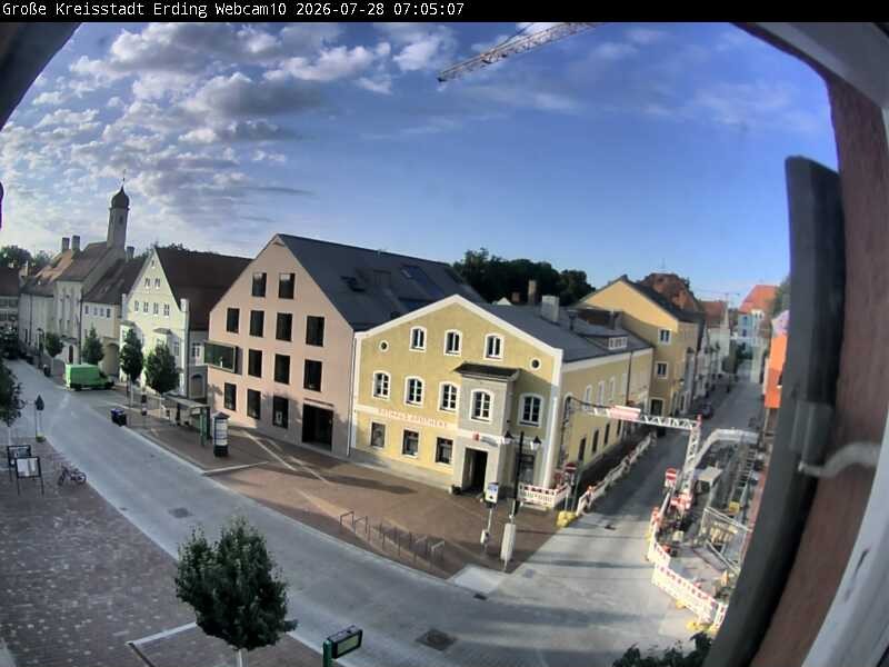 Archiv Foto Webcam Stadtzentrum Erding