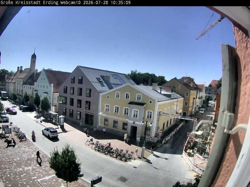 Archiv Foto Webcam Stadtzentrum Erding