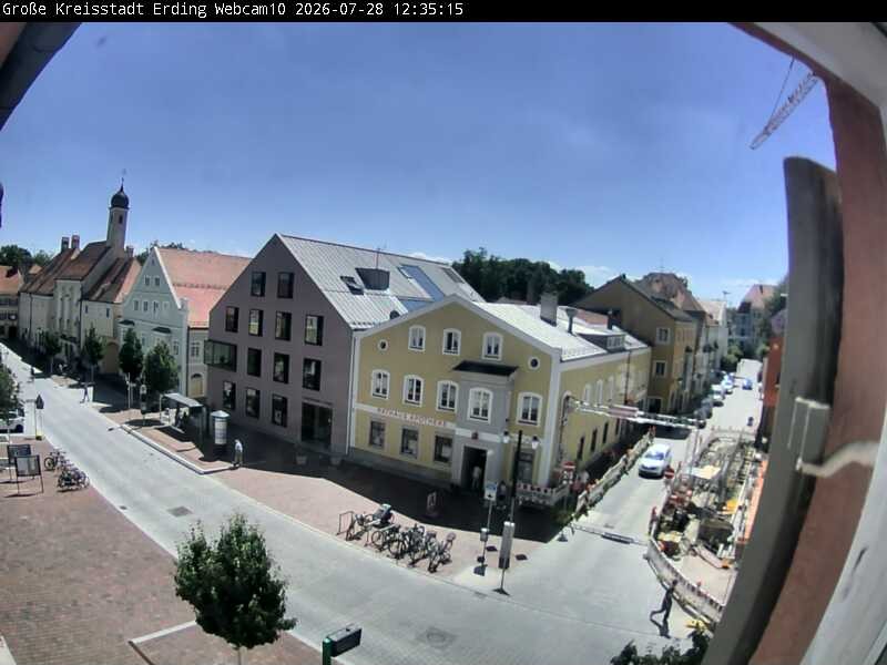Archiv Foto Webcam Stadtzentrum Erding