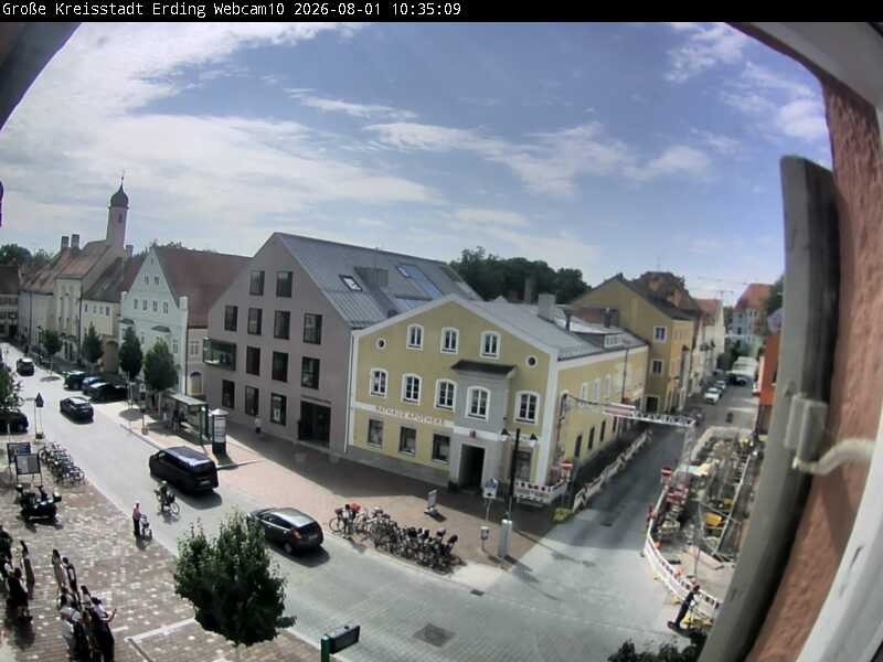 Archiv Foto Webcam Stadtzentrum Erding