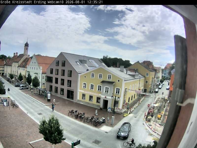 Archived image Webcam Erding - Shopping area