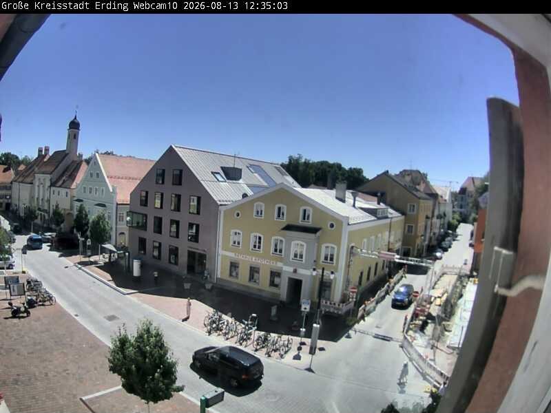 Archived image Webcam Erding - Shopping area