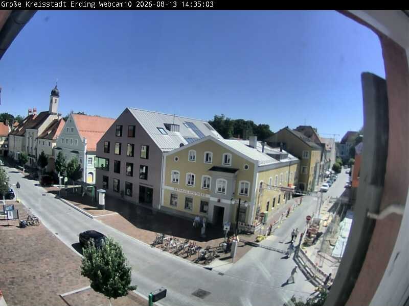 Archived image Webcam Erding - Shopping area