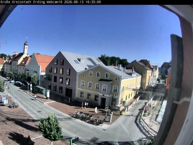 Archived image Webcam Erding - Shopping area