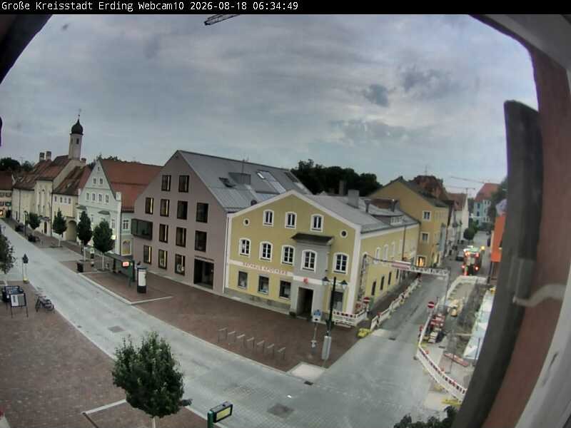 Archiv Foto Webcam Stadtzentrum Erding