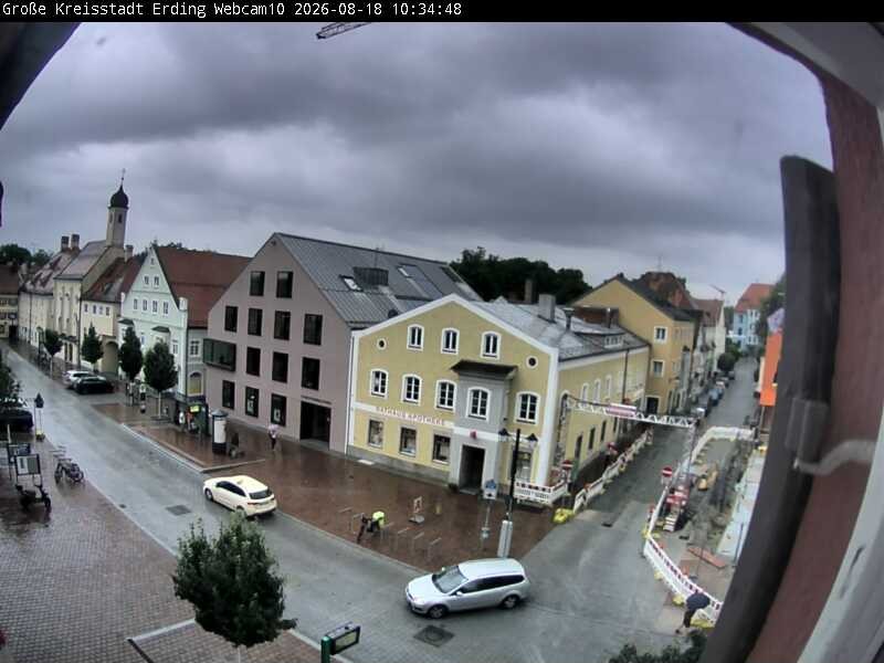 Archiv Foto Webcam Stadtzentrum Erding