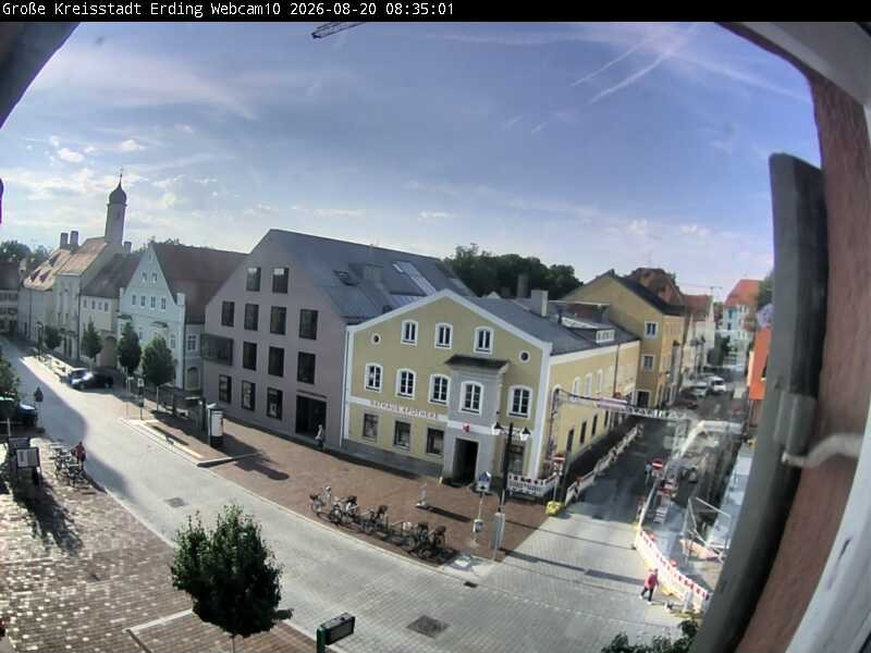 Archiv Foto Webcam Stadtzentrum Erding