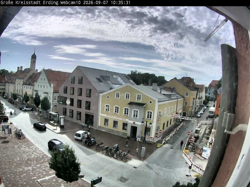 Archiv Foto Webcam Stadtzentrum Erding
