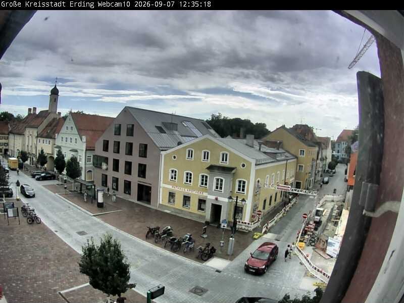 Archiv Foto Webcam Stadtzentrum Erding