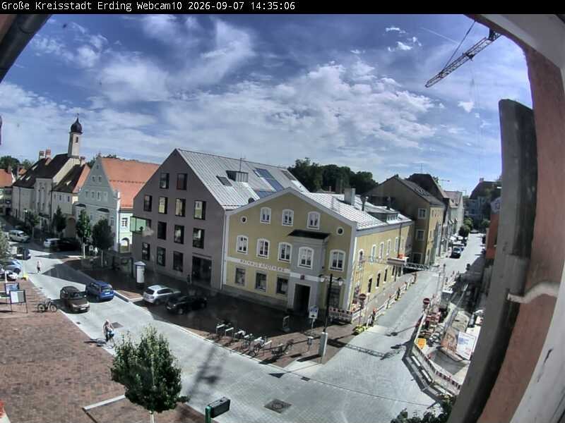 Archiv Foto Webcam Stadtzentrum Erding