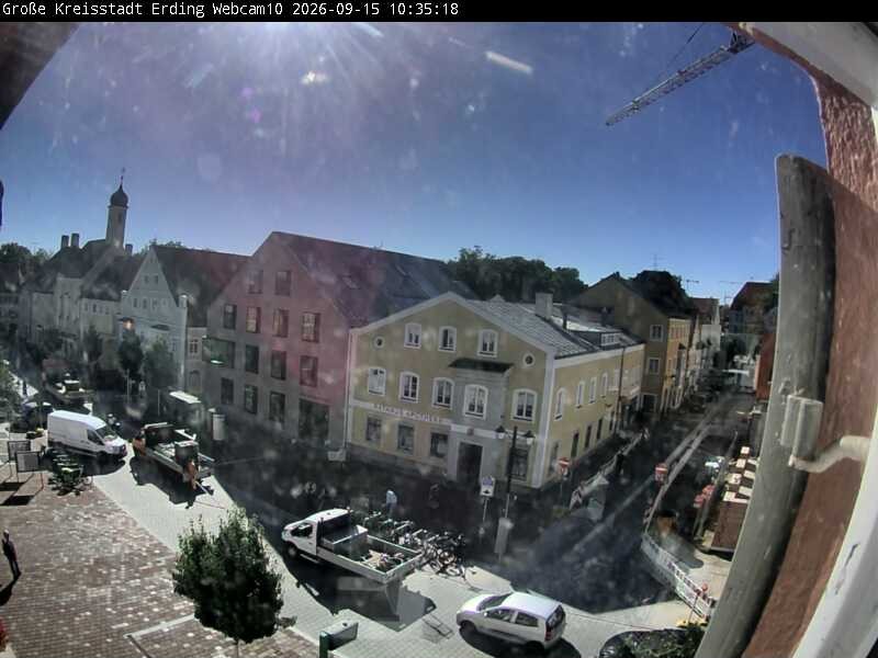 Archiv Foto Webcam Stadtzentrum Erding