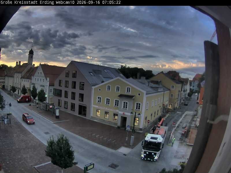 Archiv Foto Webcam Stadtzentrum Erding