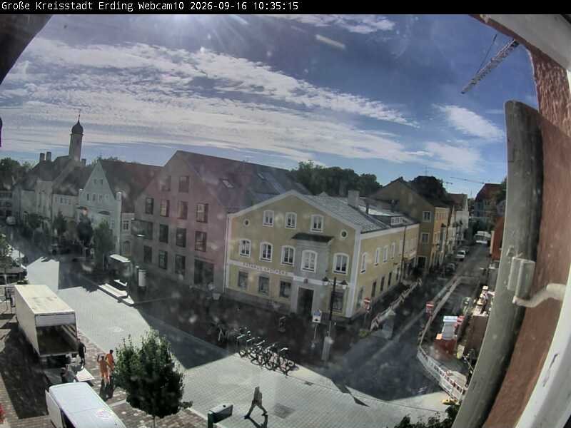 Archiv Foto Webcam Stadtzentrum Erding