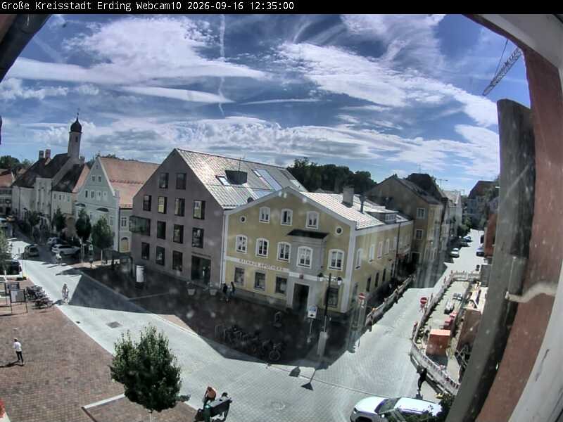 Archiv Foto Webcam Stadtzentrum Erding