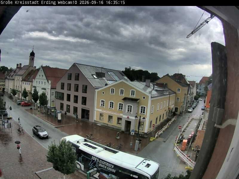 Archiv Foto Webcam Stadtzentrum Erding