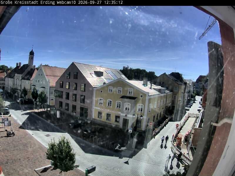 Archived image Webcam Erding - Shopping area