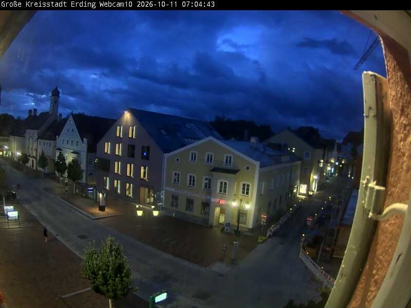 Archived image Webcam Erding - Shopping area