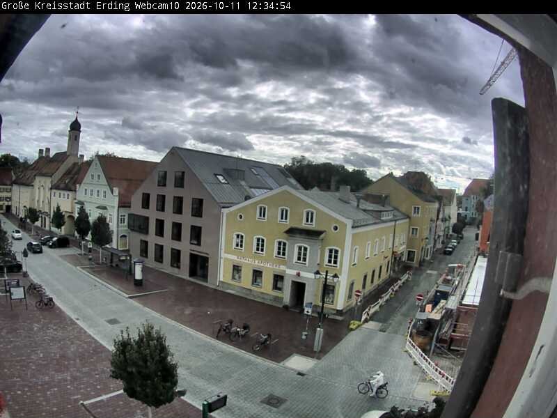 Archived image Webcam Erding - Shopping area