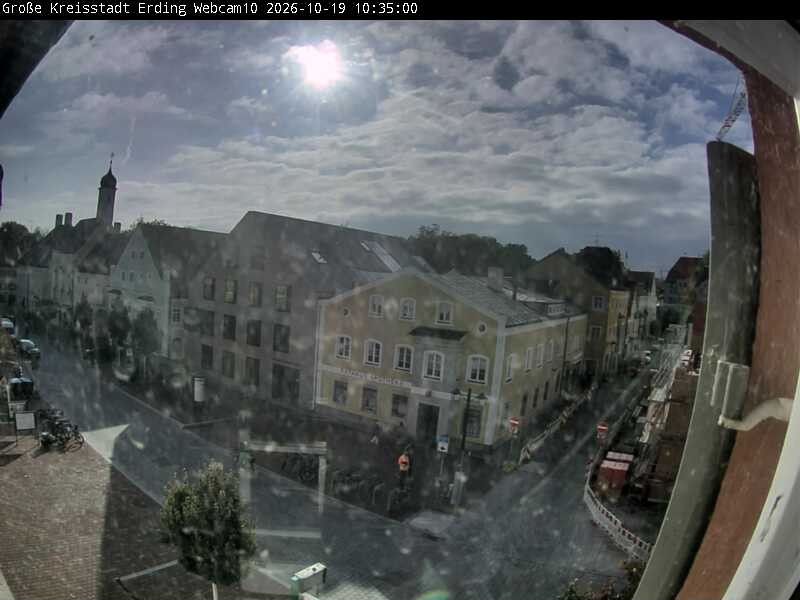 Archived image Webcam Erding - Shopping area