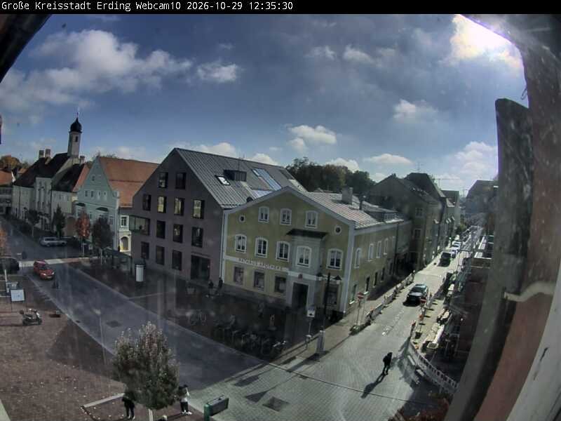 Archiv Foto Webcam Stadtzentrum Erding