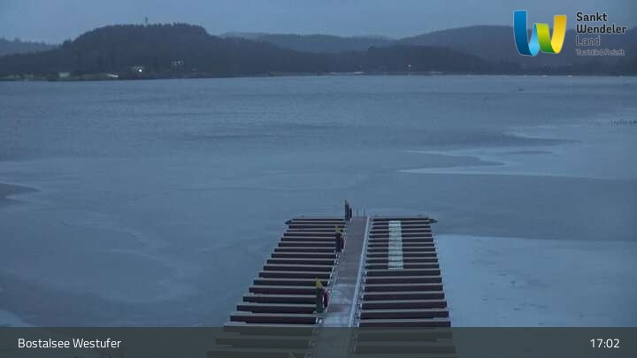 Archiv Foto Webcam Bostalsee: Westufer