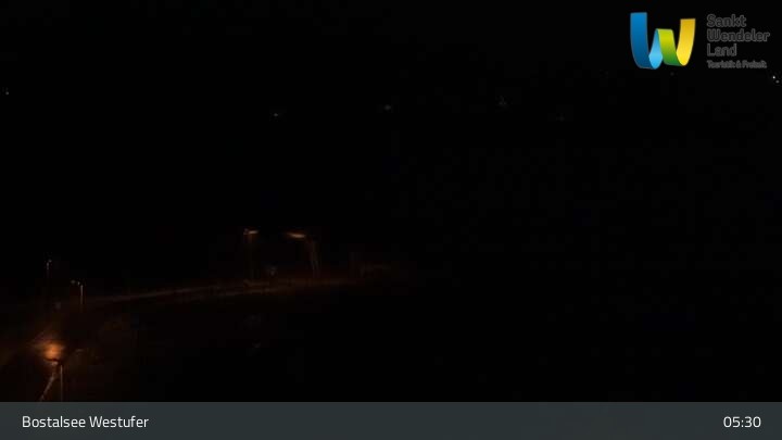 Archived image Webcam Lake Bostalsee - View West Bank