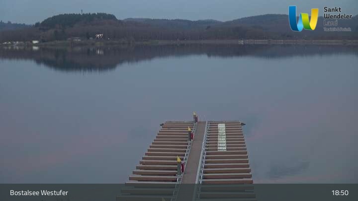 Archiv Foto Webcam Bostalsee: Westufer