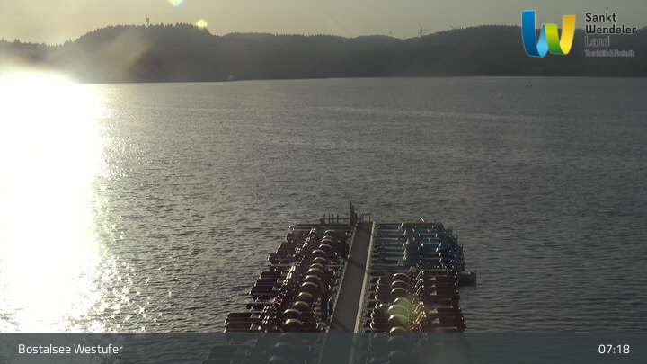 Archiv Foto Webcam Bostalsee: Westufer