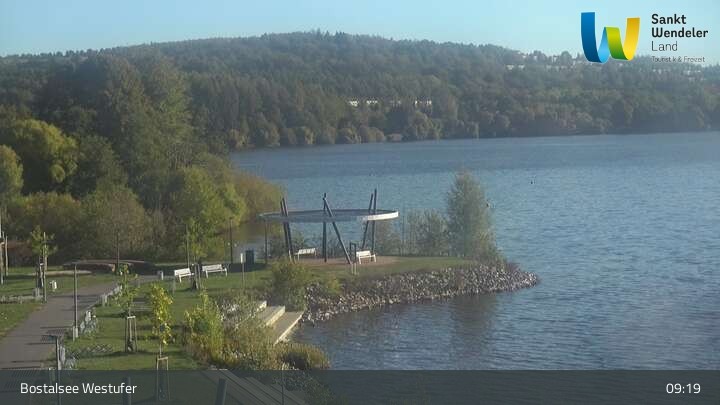 Archiv Foto Webcam Bostalsee: Westufer