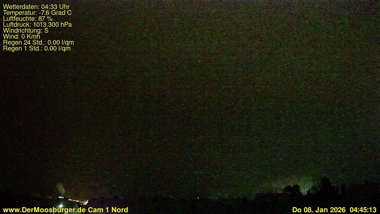 Archiv Foto Webcam Moosburg an der Isar