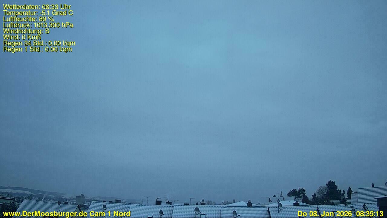 Archiv Foto Webcam Moosburg an der Isar