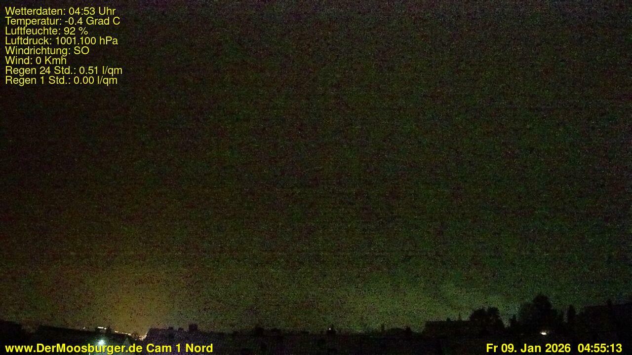 Archiv Foto Webcam Moosburg an der Isar