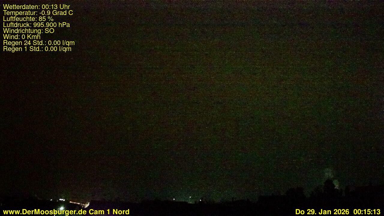 Archiv Foto Webcam Moosburg an der Isar