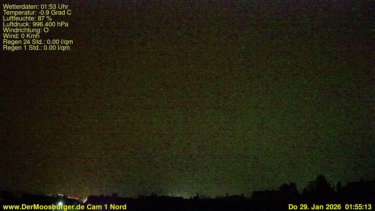 Archiv Foto Webcam Moosburg an der Isar